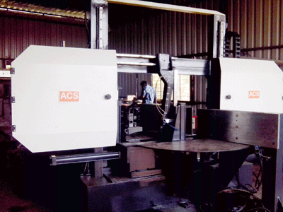 Double Column Fully Automatic Mitre Band Saw Machines